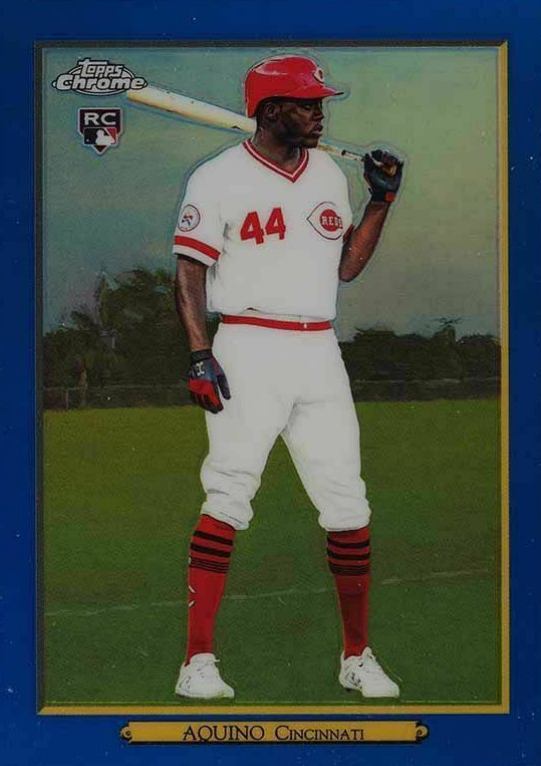 2020 Topps Turkey Red Chrome Aristides Aquino #TRC93 Baseball Card