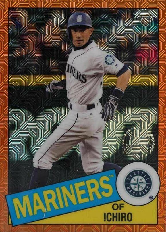 2020 Topps Silver Pack 1985 Chrome Promo Ichiro #36 Baseball Card