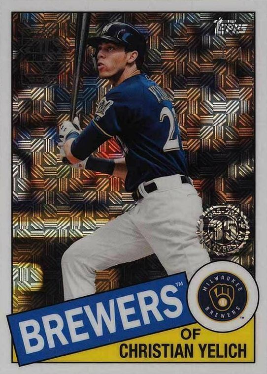 2020 Topps Transcendent VIP Christian Yelich #21 Baseball Card