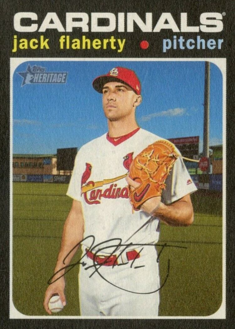 2020 Topps Heritage Jack Flaherty #261 Baseball Card