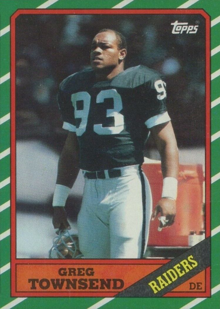 1986 Topps Greg Townsend #70 Football Card