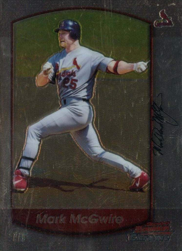 2000 Bowman Chrome Mark McGwire #140 Baseball Card
