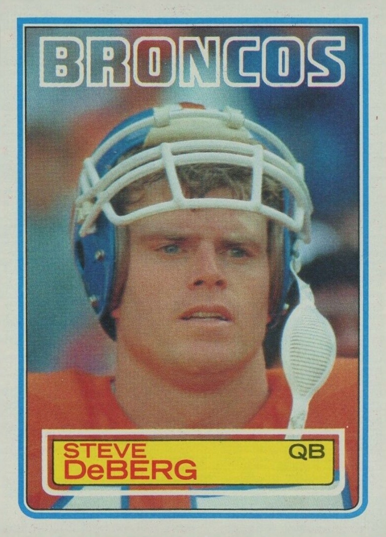 1983 Topps Steve DeBerg #261 Football Card