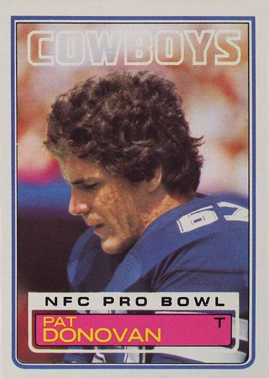 1983 Topps Pat Donovan #45 Football Card