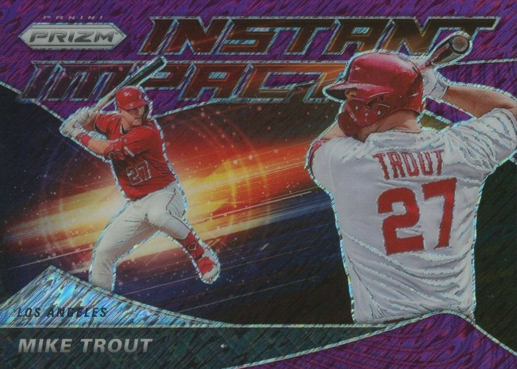 2020 Panini Prizm Instant Impact Mike Trout #II4 Baseball Card