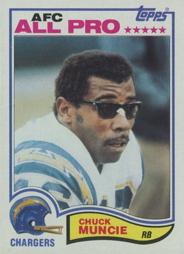 1982 Topps Chuck Muncie #236 Football Card