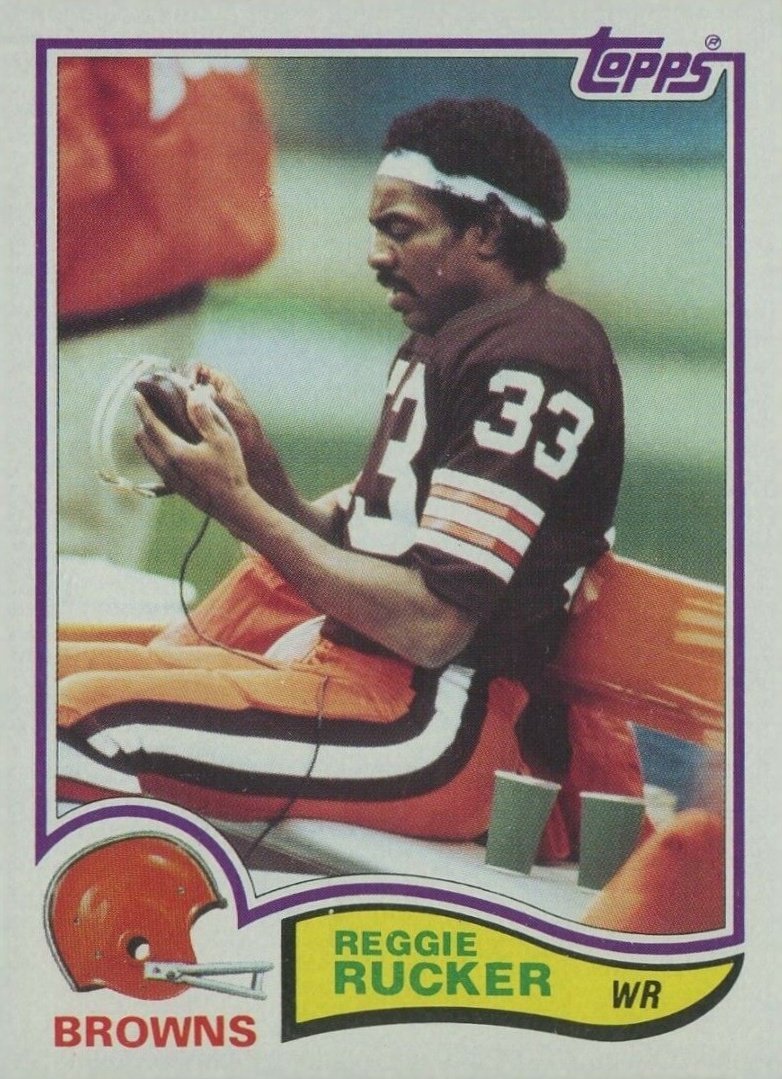 1982 Topps Reggie Rucker #72 Football Card