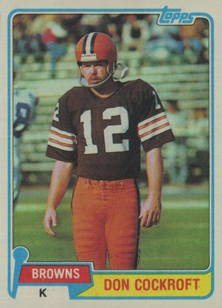 1981 Topps Don Cockroft #458 Football Card