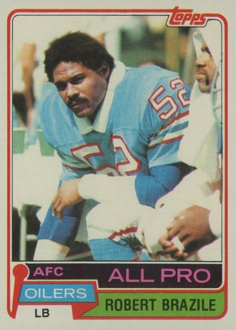 1981 Topps Robert Brazile #450 Football Card