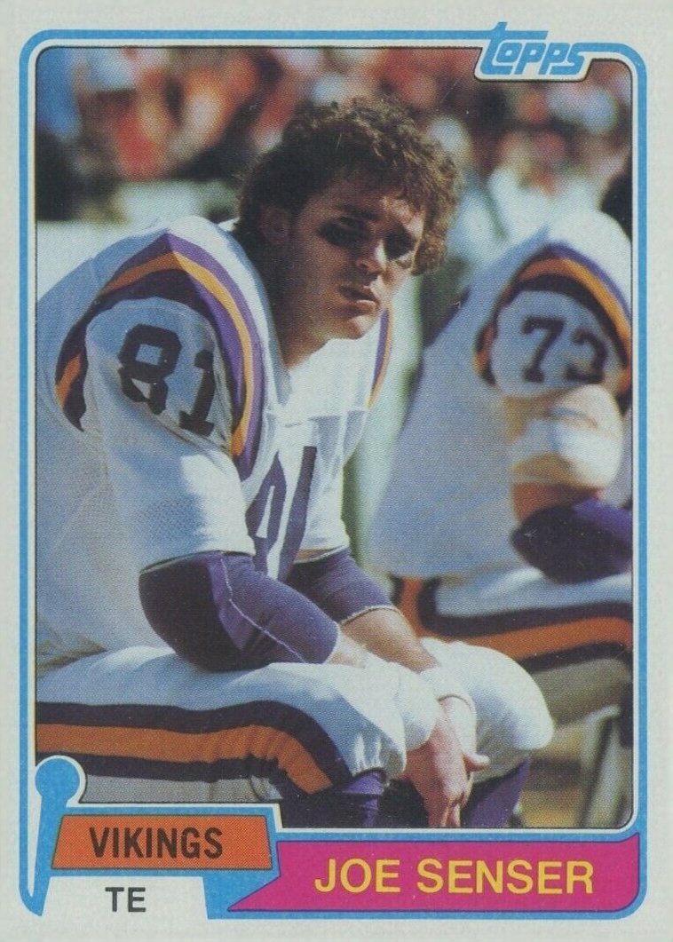 1981 Topps Joe Senser #217 Football Card