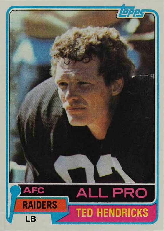 1981 Topps Ted Hendricks #200 Football Card