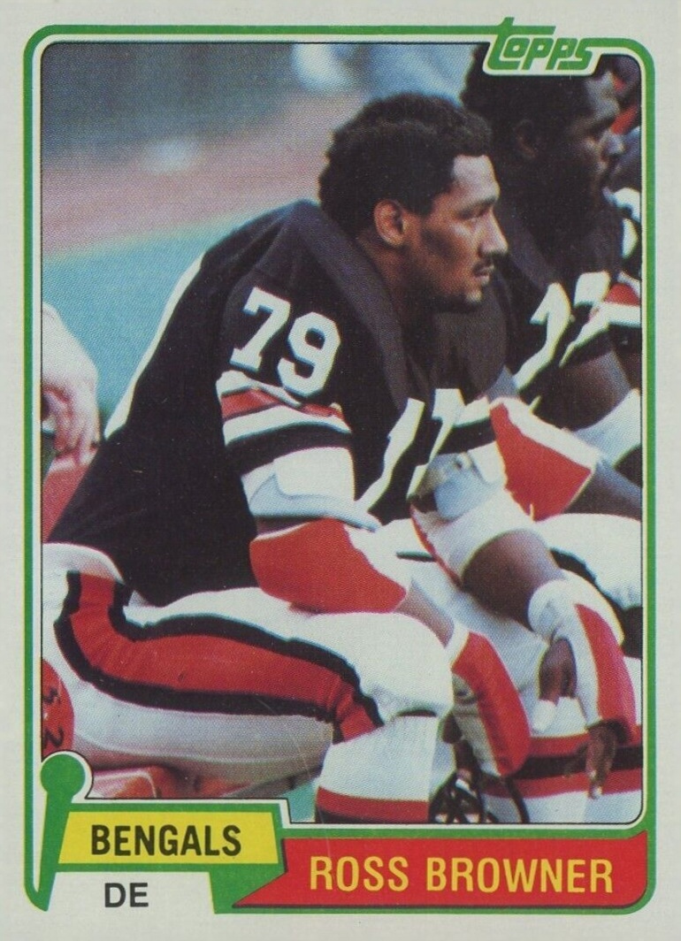 1981 Topps Ross Browner #152 Football Card