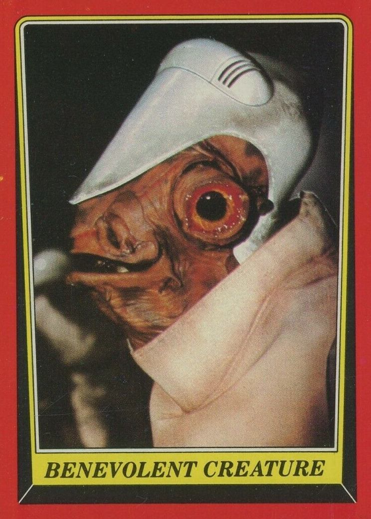 1983 Star Wars Return of the Jedi Benevolent Creature #66 Non-Sports Card