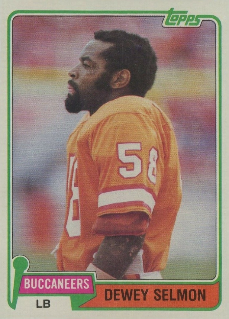 1981 Topps Dewey Selmon #68 Football Card