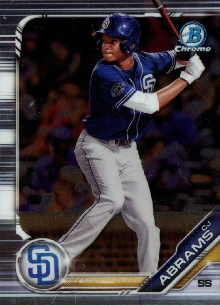 2019 Bowman Draft CJ Abrams #BDC85 Baseball Card