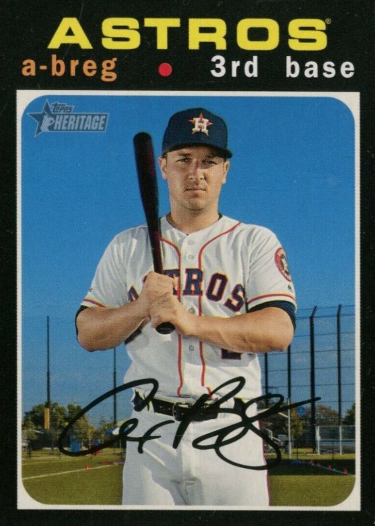 2020 Topps Heritage Alex Bregman #453 Baseball Card