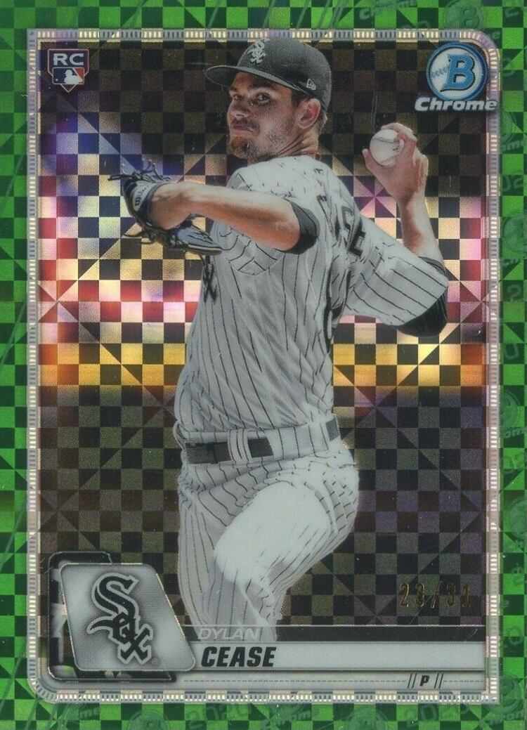 2020 Bowman Chrome X Dylan Cease #72 Baseball Card