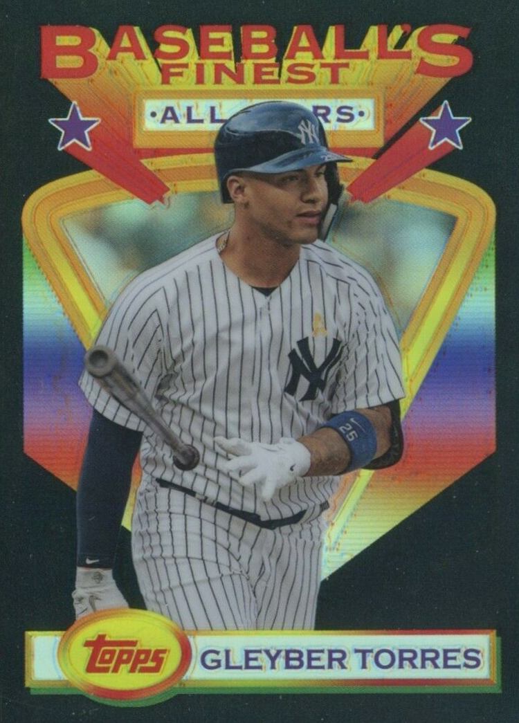 2020 Finest Flashbacks Gleyber Torres #107 Baseball Card