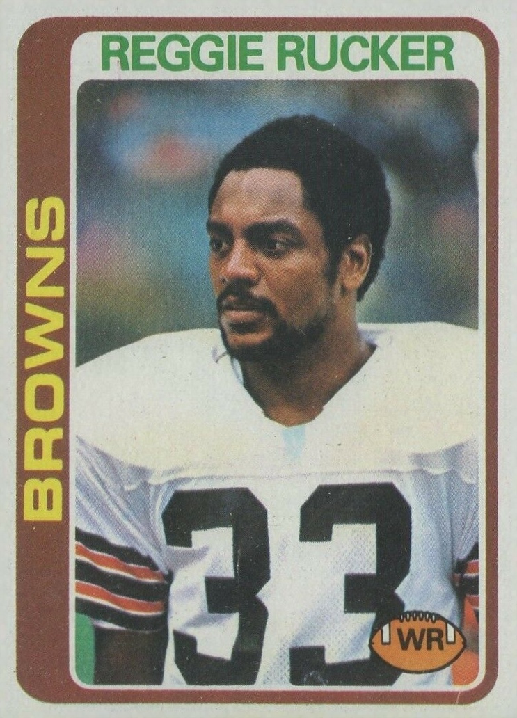 1978 Topps Reggie Rucker #473 Football Card