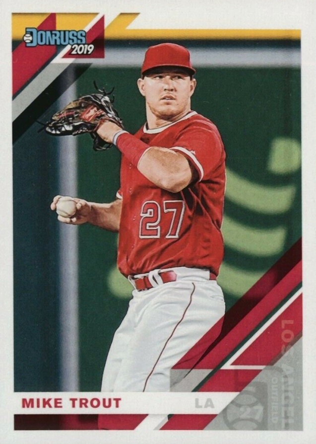 2019 Panini Donruss Mike Trout #170 Baseball Card