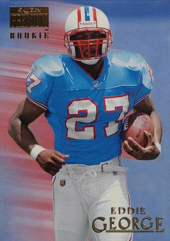 1996 Skybox Premium  Eddie George #195 Football Card