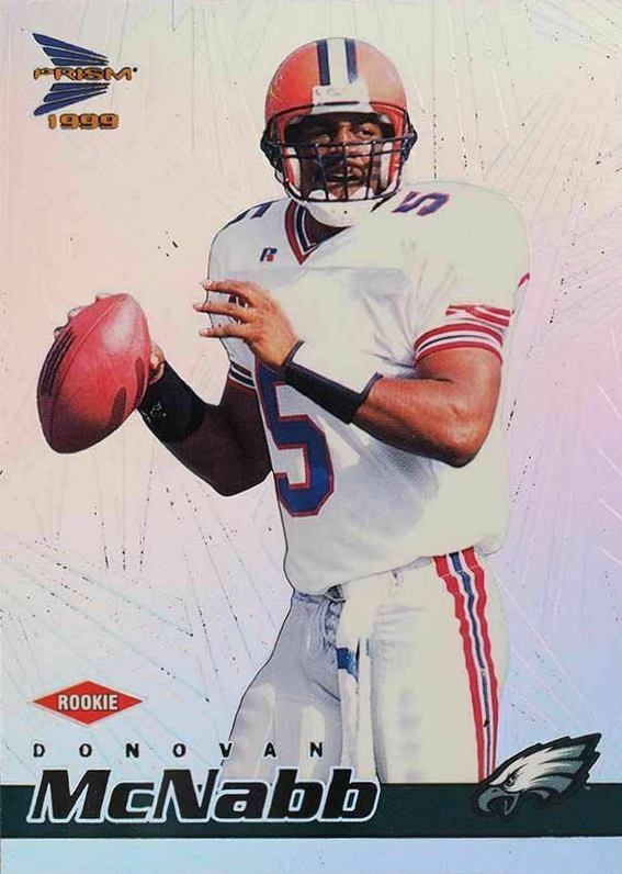 1999 Pacific Prisms Donovan McNabb #108 Football Card