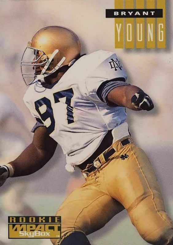 1994 Skybox Impact Bryant Young #279 Football Card