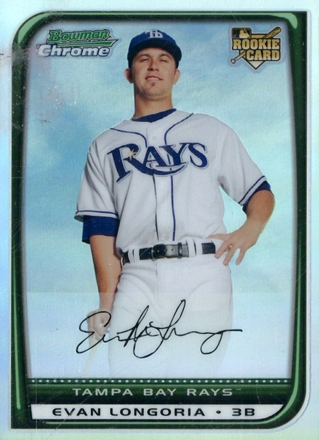 2008 Bowman Chrome Evan Longoria #216 Baseball Card