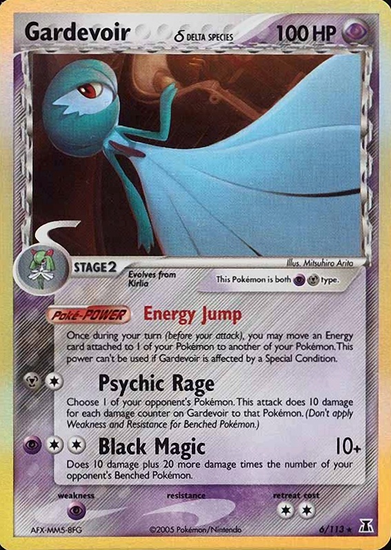 2005 Pokemon EX Delta Species Gardevoir-Holo #6 TCG Card