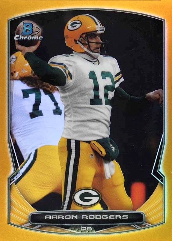 2014 Bowman Chrome  Aaron Rodgers #21 Football Card