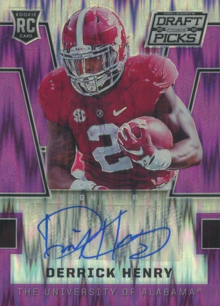 2016 Panini Prizm Collegiate Draft Picks Derrick Henry #108 Football Card