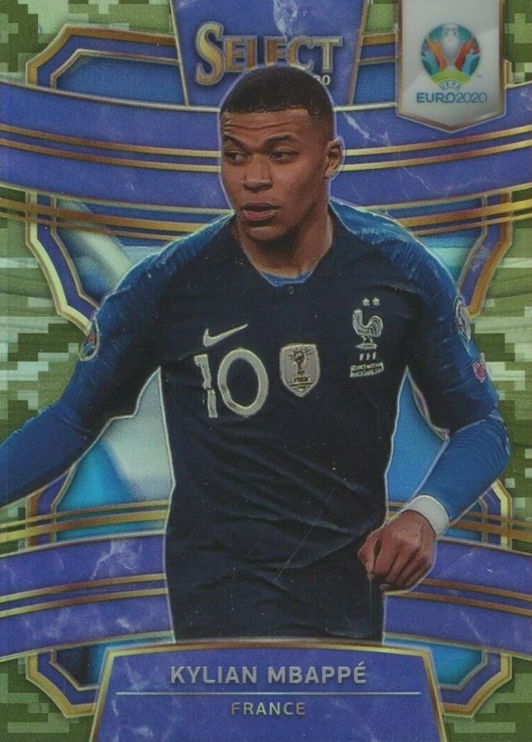 2020 Panini Select UEFA Euro Kylian Mbappe #51 Soccer Card