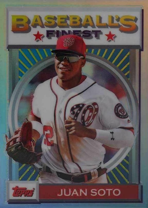 2020 Finest Flashbacks Juan Soto #167 Baseball Card