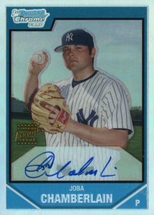 2007 Bowman Chrome Prospects Joba Chamberlain #BC236 Baseball Card