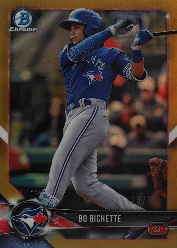 2018 Bowman Draft Bo Bichette #BDC32 Baseball Card