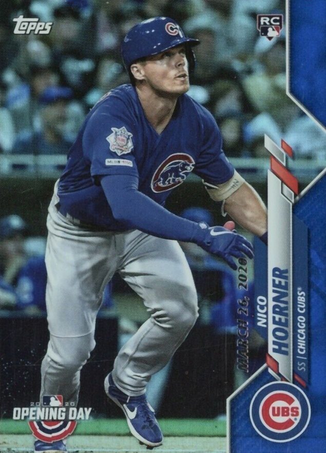 2020 Topps Opening Day Nico Hoerner #12 Baseball Card