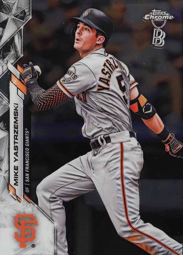 2020 Ben Baller Chrome Mike Yastrzemski #103 Baseball Card