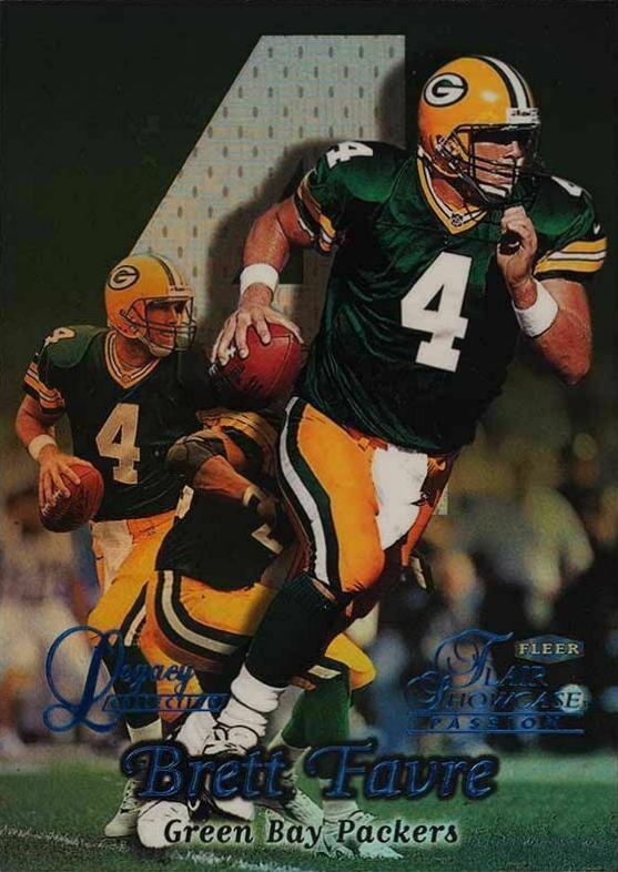 1999 Flair Showcase Legacy Collection Brett Favre #52L Football Card