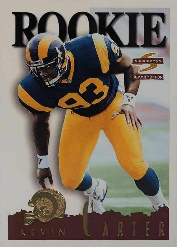 1995 Summit Kevin Carter #156 Football Card