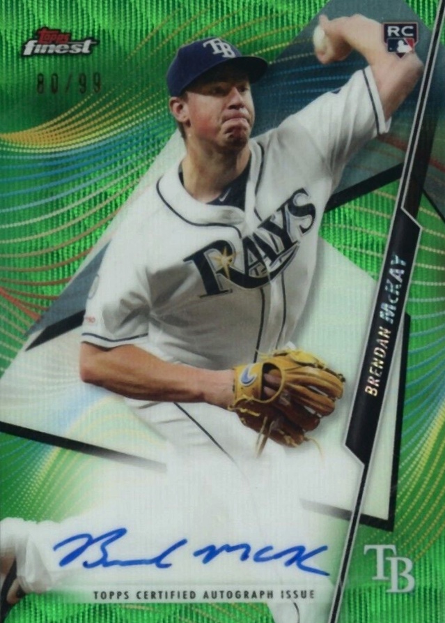 2020 Finest Autographs Brendan McKay #FABM Baseball Card