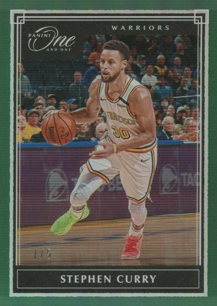 2019 Panini One and One Stephen Curry #76 Basketball Card