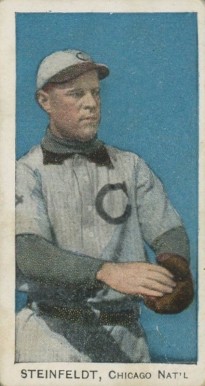 1909 C. A. Briggs Color Steinfeldt, Chicago, Nat'l # Baseball Card