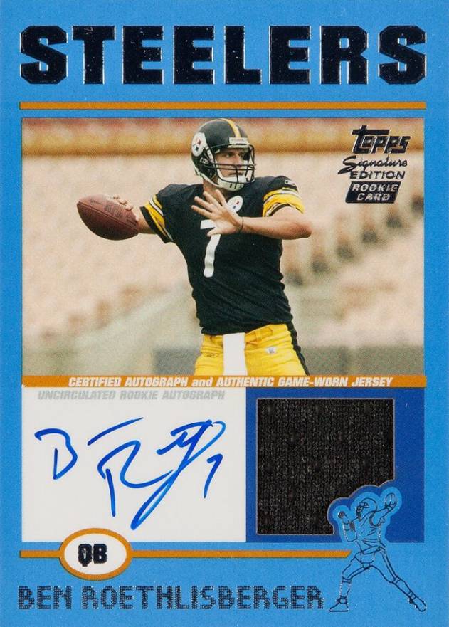 2004 Topps Signature Edition Ben Roethlisberger #93 Football Card