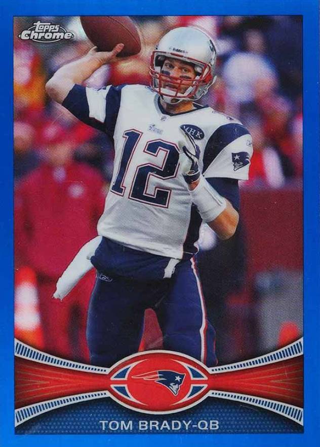 2012 Topps Chrome Tom Brady #220 Football Card