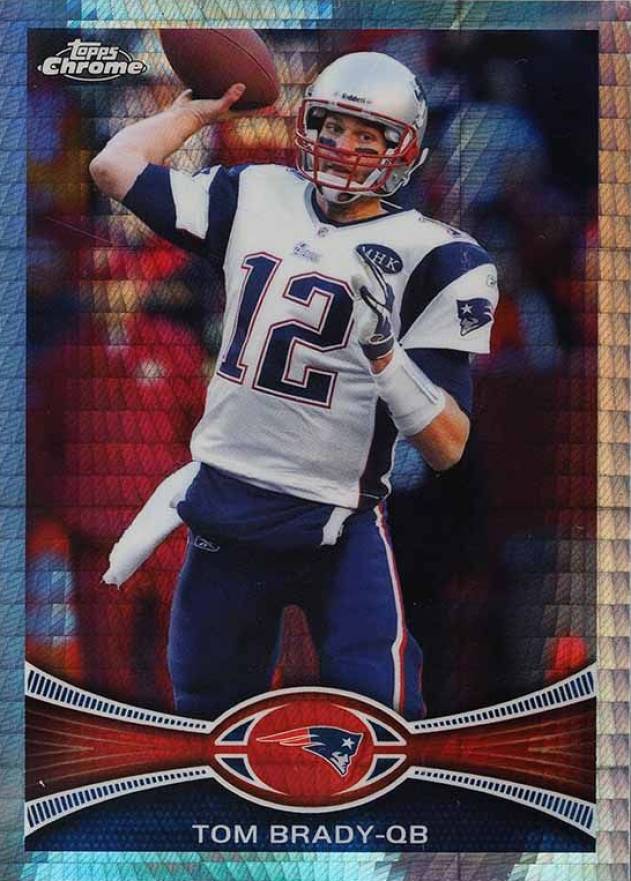 2012 Topps Chrome Tom Brady #220 Football Card