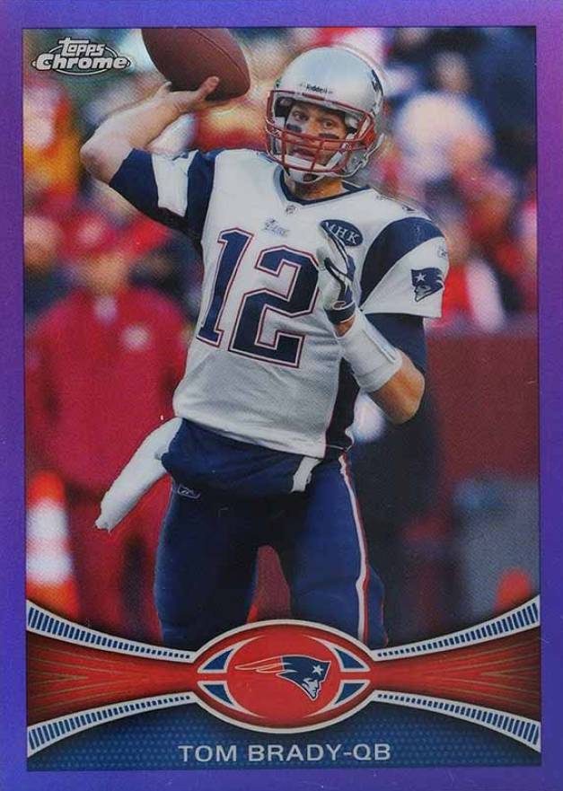 2012 Topps Chrome Tom Brady #220 Football Card