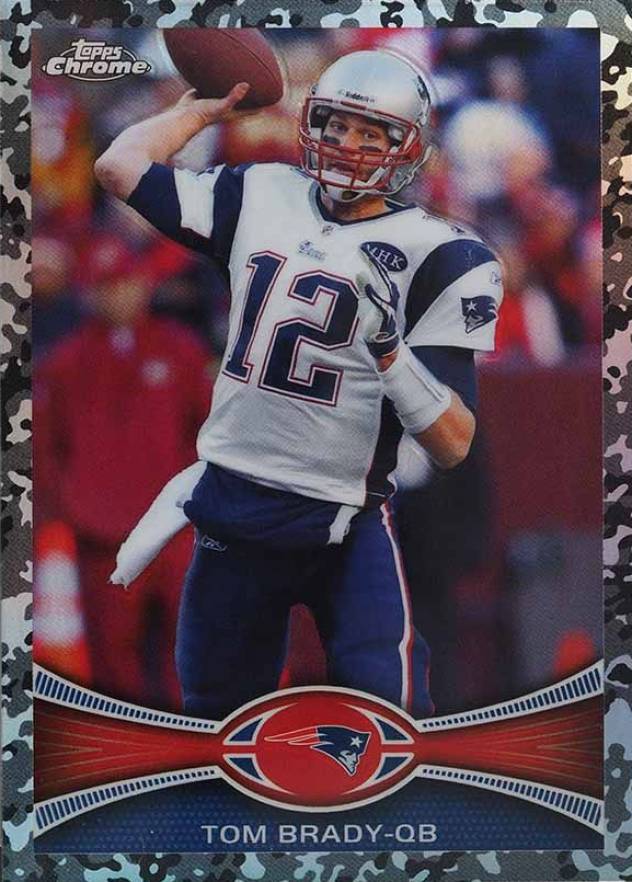 2012 Topps Chrome Tom Brady #220 Football Card