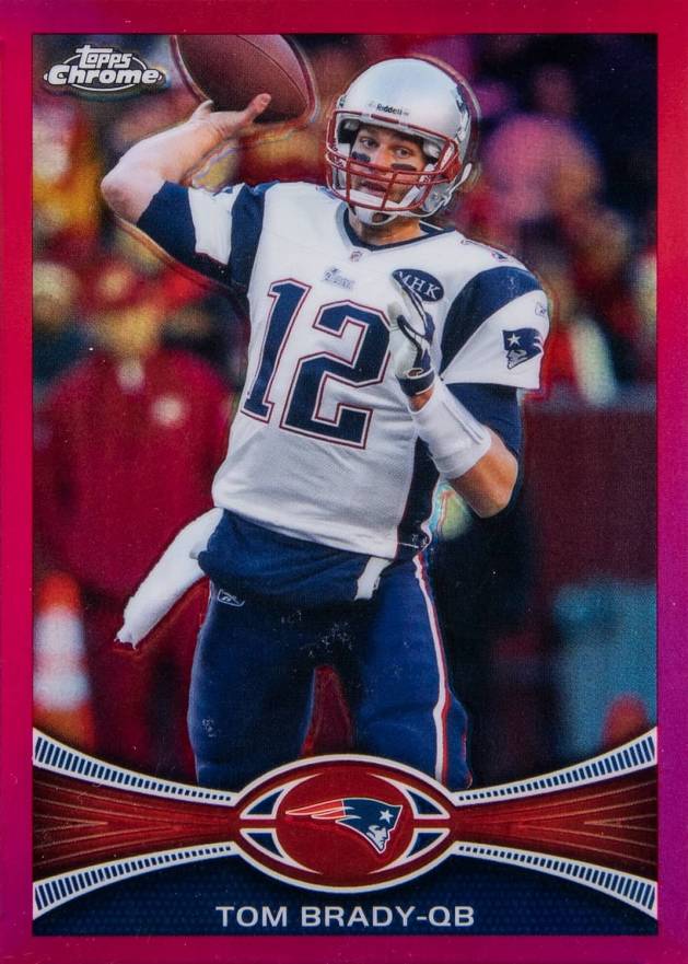 2012 Topps Chrome Tom Brady #220 Football Card