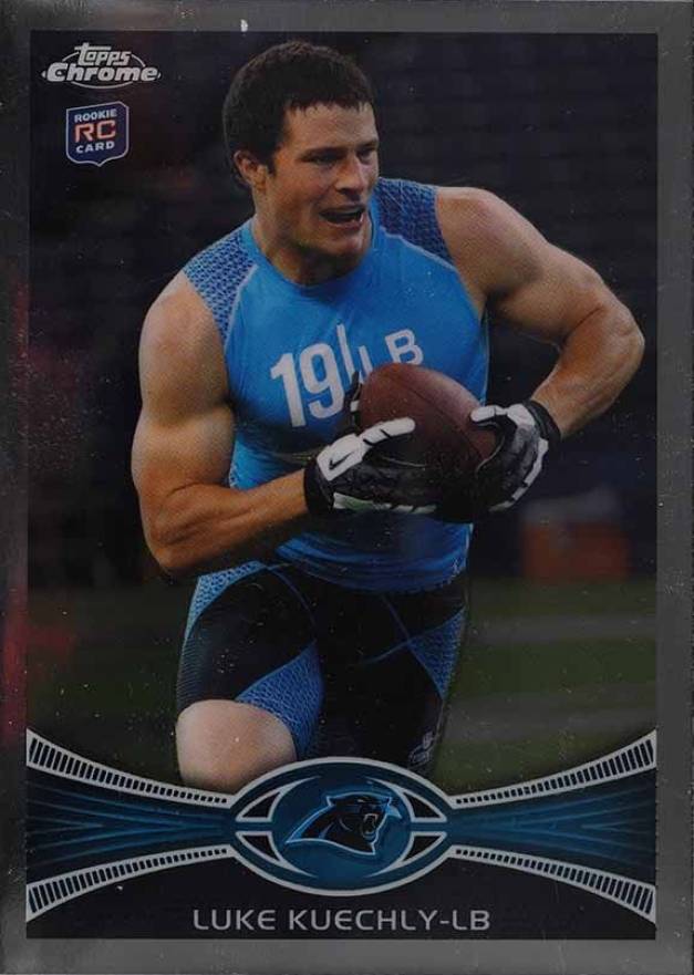 2012 Topps Chrome Luke Kuechly #45 Football Card