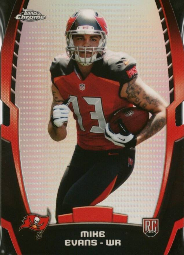 2014 Topps Chrome Rookie Die-Cuts Mike Evans #ME Football Card